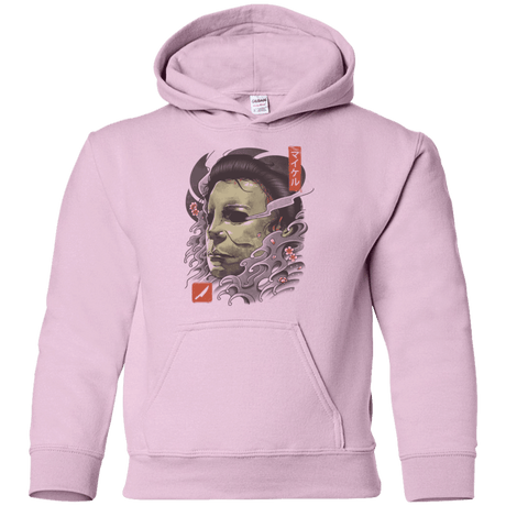 Sweatshirts Light Pink / YS Oni Slasher Mask Youth Hoodie