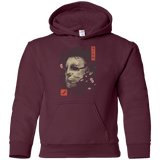 Sweatshirts Maroon / YS Oni Slasher Mask Youth Hoodie