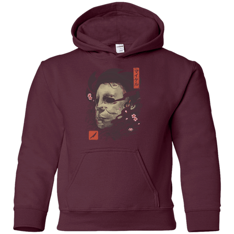 Sweatshirts Maroon / YS Oni Slasher Mask Youth Hoodie