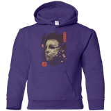 Sweatshirts Purple / YS Oni Slasher Mask Youth Hoodie