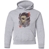 Sweatshirts Sport Grey / YS Oni Slasher Mask Youth Hoodie