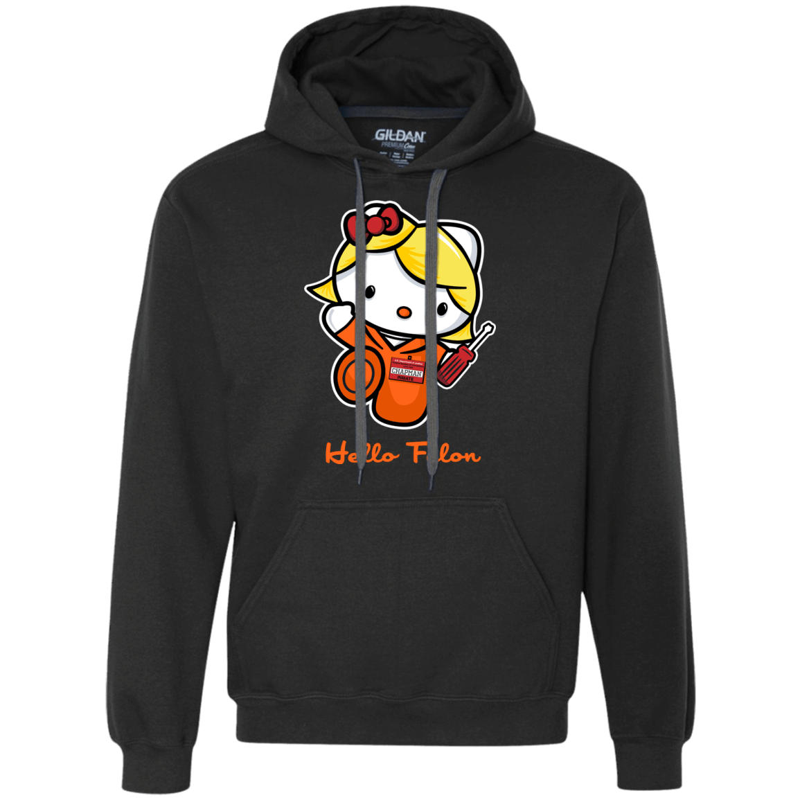 Sweatshirts Black / Small Orange is the New Cat Premium Fleece Hoodie