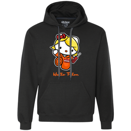 Sweatshirts Black / Small Orange is the New Cat Premium Fleece Hoodie