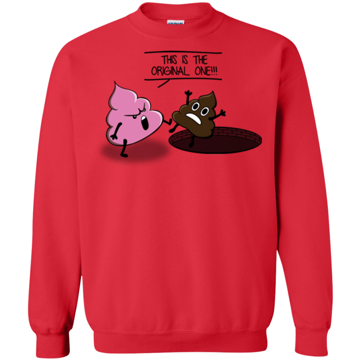 Sweatshirts Red / Small Original one Crewneck Sweatshirt