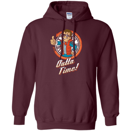 Sweatshirts Maroon / Small Outta Time Pullover Hoodie