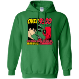 Sweatshirts Irish Green / Small Over 9000 Pullover Hoodie