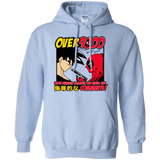 Sweatshirts Light Blue / Small Over 9000 Pullover Hoodie