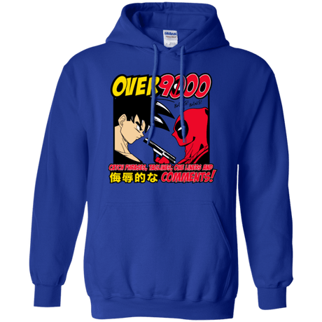 Sweatshirts Royal / Small Over 9000 Pullover Hoodie