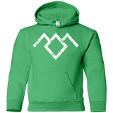 Sweatshirts Irish Green / YS Owl Symbol Youth Hoodie