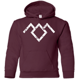 Sweatshirts Maroon / YS Owl Symbol Youth Hoodie