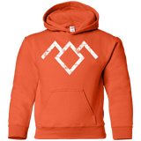Sweatshirts Orange / YS Owl Symbol Youth Hoodie