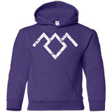 Sweatshirts Purple / YS Owl Symbol Youth Hoodie