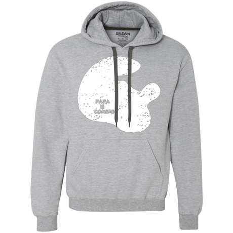 Sweatshirts Sport Grey / Small Papa Is Coming Premium Fleece Hoodie