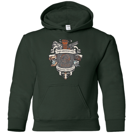 Sweatshirts Forest Green / YS Paranormal Bureau Youth Hoodie