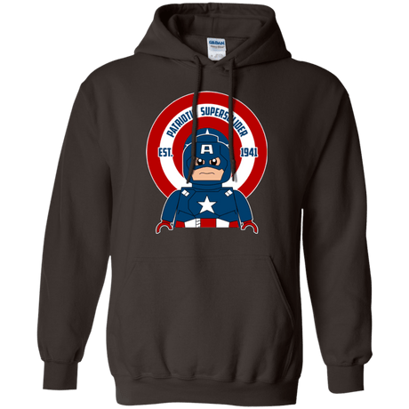 Sweatshirts Dark Chocolate / Small Patriotic Supersoldier Pullover Hoodie