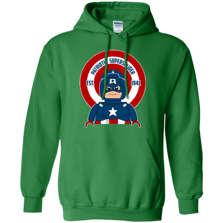 Sweatshirts Irish Green / Small Patriotic Supersoldier Pullover Hoodie