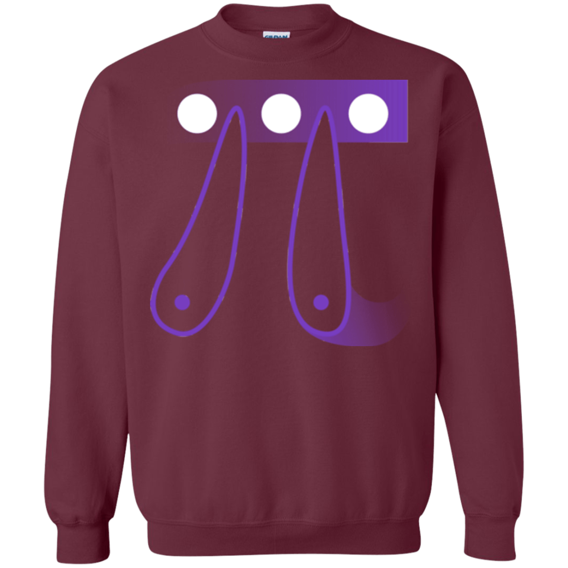 Sweatshirts Maroon / Small Pi Ball Crewneck Sweatshirt