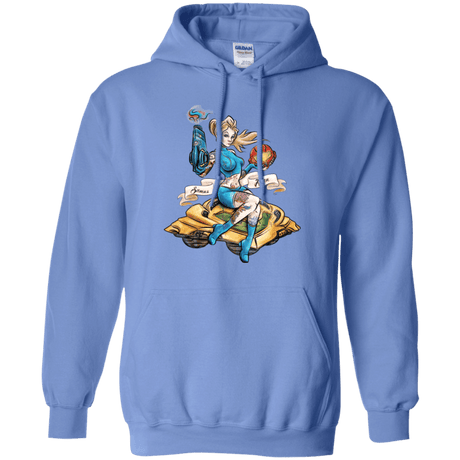 Sweatshirts Carolina Blue / Small PINUP SAMUS Pullover Hoodie