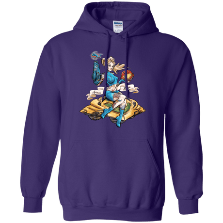 Sweatshirts Purple / Small PINUP SAMUS Pullover Hoodie