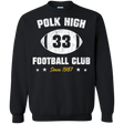 Sweatshirts Black / Small Polk High Football Crewneck Sweatshirt