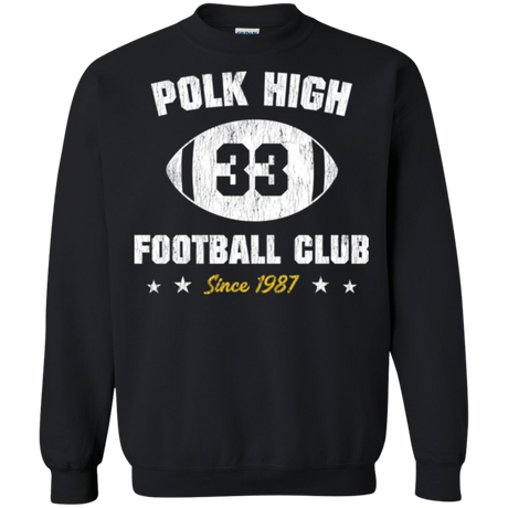 Sweatshirts Black / Small Polk High Football Crewneck Sweatshirt
