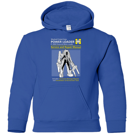 Sweatshirts Royal / YS POWERLOADER SERVICE AND REPAIR MANUAL Youth Hoodie