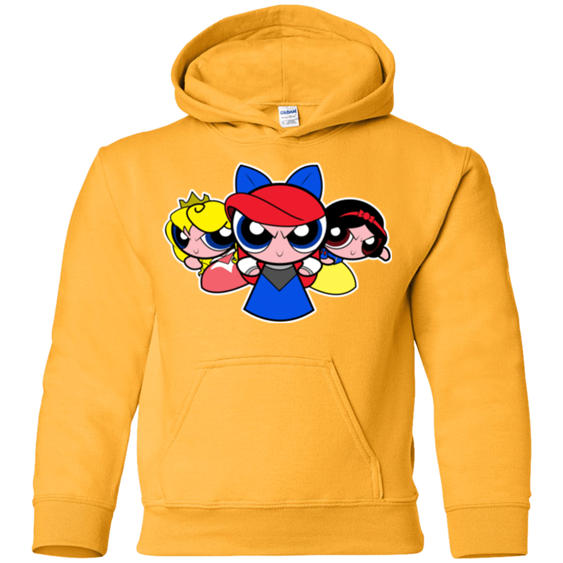 Sweatshirts Gold / YS Princess Puff Girls Youth Hoodie