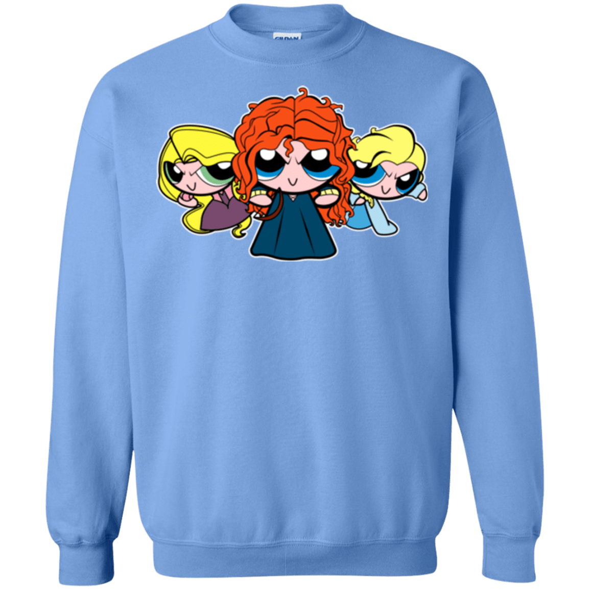 Sweatshirts Carolina Blue / Small Princess Puff Girls2 Crewneck Sweatshirt