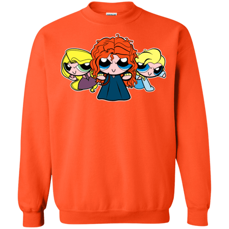 Sweatshirts Orange / Small Princess Puff Girls2 Crewneck Sweatshirt