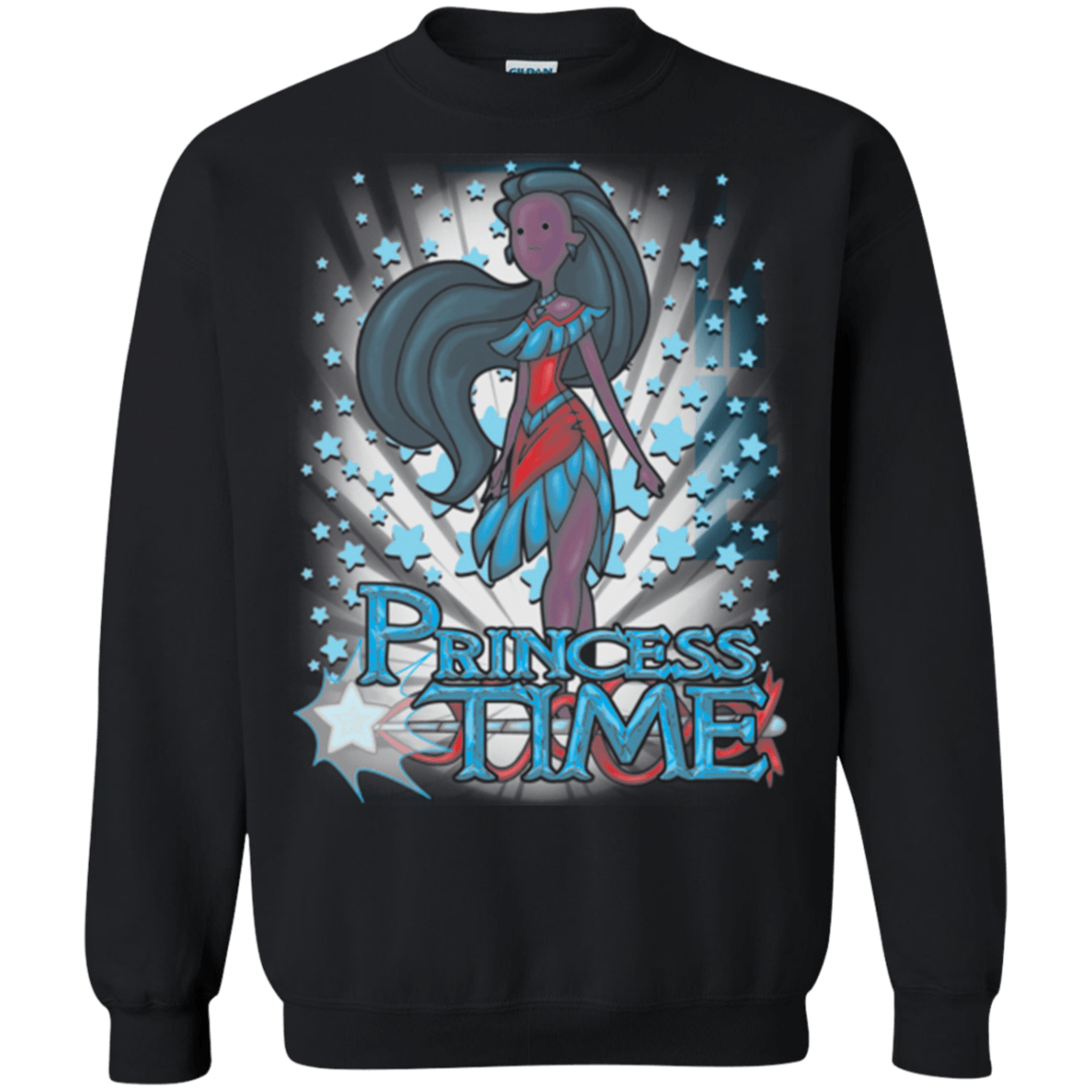 Sweatshirts Black / Small Princess Time Pocahontas Crewneck Sweatshirt