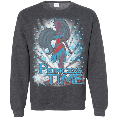 Sweatshirts Dark Heather / Small Princess Time Pocahontas Crewneck Sweatshirt