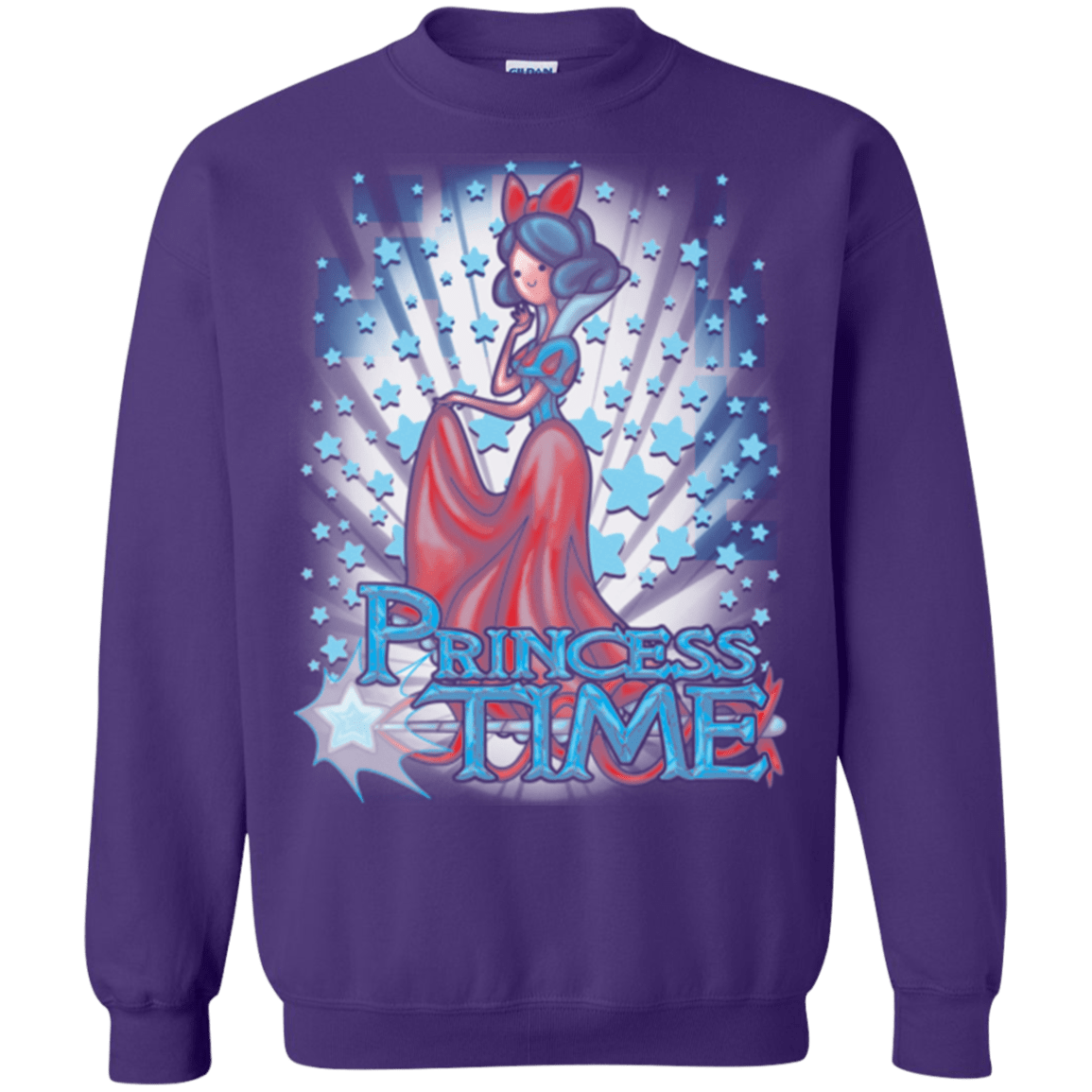 Sweatshirts Purple / Small Princess Time Snow White Crewneck Sweatshirt
