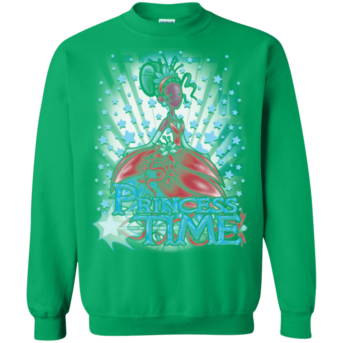 Sweatshirts Irish Green / Small Princess Time Tiana Crewneck Sweatshirt