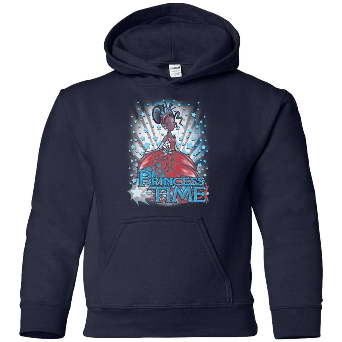 Sweatshirts Navy / YS Princess Time Tiana Youth Hoodie