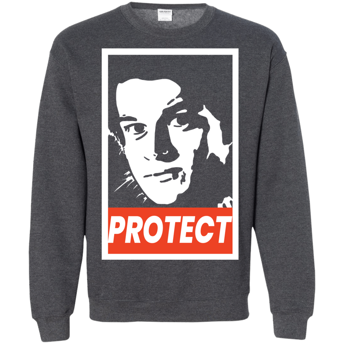 Sweatshirts Dark Heather / S PROTECT Crewneck Sweatshirt