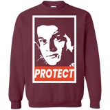 Sweatshirts Maroon / S PROTECT Crewneck Sweatshirt