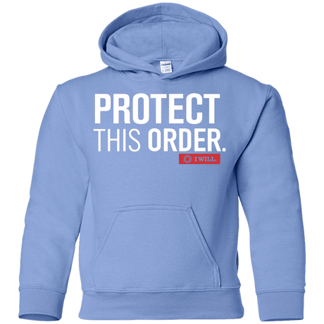 Sweatshirts Carolina Blue / YS Protect This Order Youth Hoodie