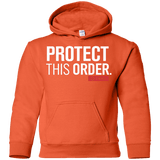 Sweatshirts Orange / YS Protect This Order Youth Hoodie