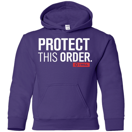 Sweatshirts Purple / YS Protect This Order Youth Hoodie