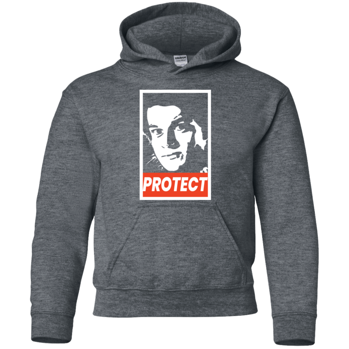 Sweatshirts Dark Heather / YS PROTECT Youth Hoodie