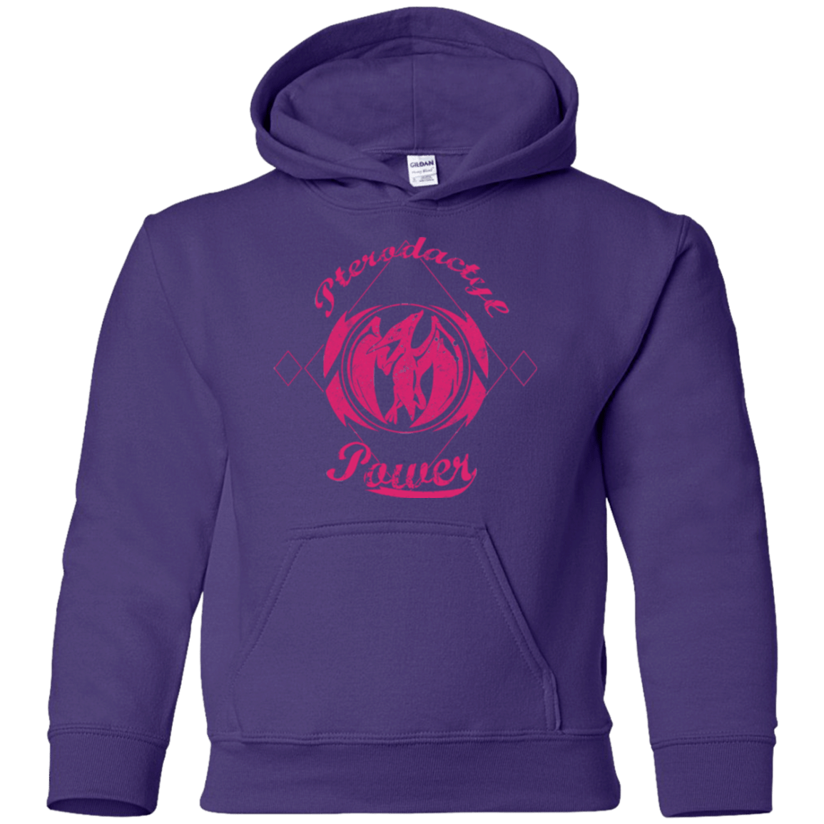 Sweatshirts Purple / YS Pterodactyl Youth Hoodie