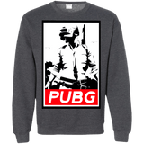 Sweatshirts Dark Heather / Small PUBG Crewneck Sweatshirt