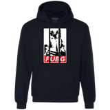 Sweatshirts Navy / Small PUBG Premium Fleece Hoodie