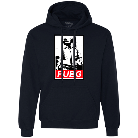 Sweatshirts Navy / Small PUBG Premium Fleece Hoodie