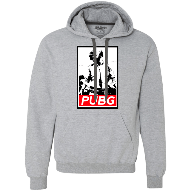 Sweatshirts Sport Grey / Small PUBG Premium Fleece Hoodie