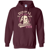 Sweatshirts Maroon / Small Puppy Howling Pullover Hoodie