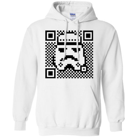 Sweatshirts White / Small QR trooper Pullover Hoodie