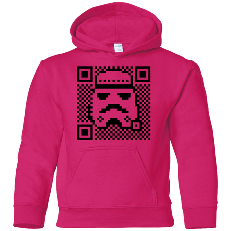 Sweatshirts Heliconia / YS QR trooper Youth Hoodie