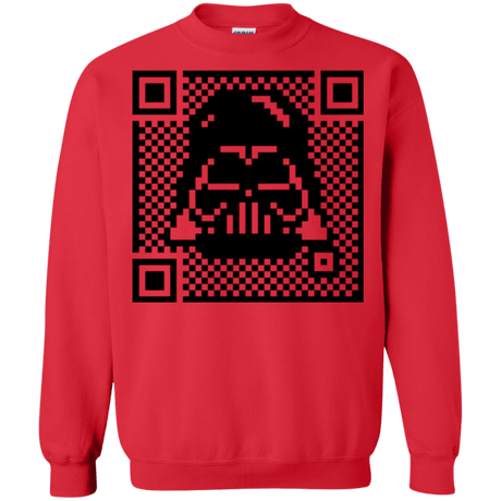 Sweatshirts Red / Small QR vader Crewneck Sweatshirt