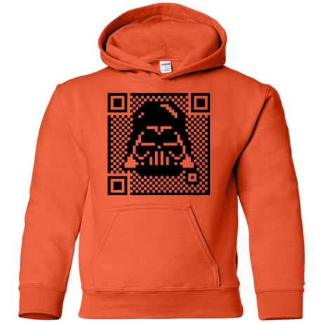 Sweatshirts Orange / YS QR vader Youth Hoodie